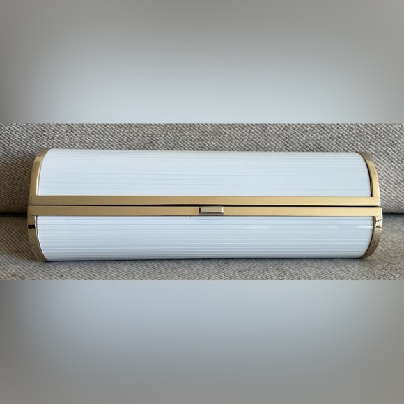 Jimmy Choo White Cylinder Acrylic Evening Clutch Bag - Picture 2 of 10